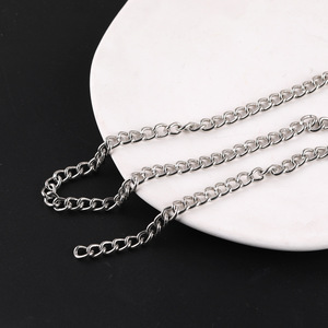 Simple Metal <b>Extended</b> <b>Chain</b> 12cm Adjustable DIY Jewelry Findings Accessory - Product Image 3