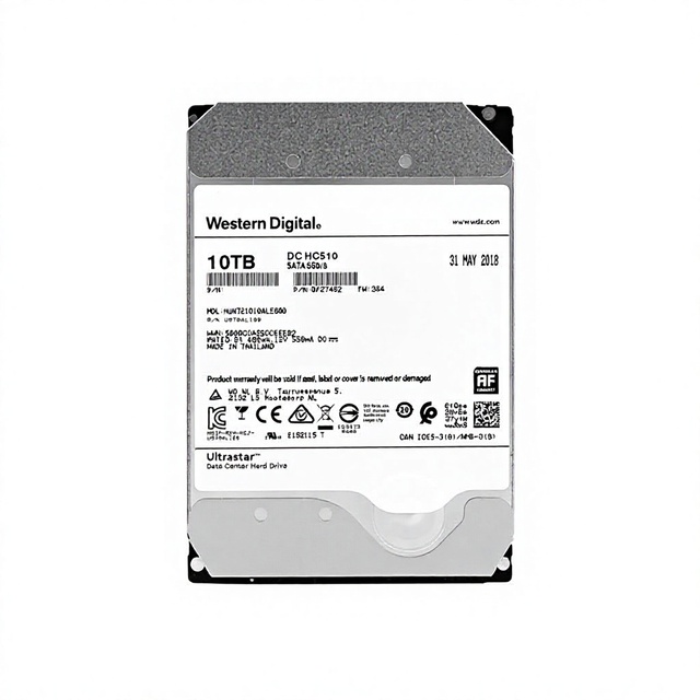 W&D Enterprise-Class Internal Hard Drive 10TB Helium-Filled 3.5" 4200 RPM HUH721010ALE600 Desktop