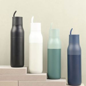 304 Stainless Steel Insulated Leak-Proof Temperature Display 6-12 Hours Thermal Performance Portable Handheld Sports <b>Small</b> Mouth - Product Image 2