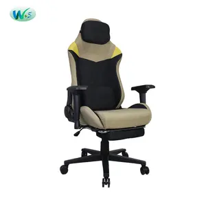 WSF7790 Free Sample Office Gaming Chair With 4D Armrest Pc Racing Reclining Leather Silla Cadeira Gamer Led Chair With Footrest