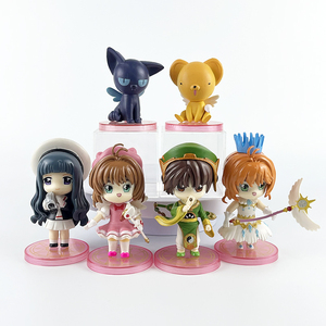 6pccs/set Venta caliente Kawaii <span class=keywords><strong>Card</strong></span> <span class=keywords><strong>Captor</strong></span> <span class=keywords><strong>Sakura</strong></span> Recoger modelo de juguete Anime PVC Figura Colección Figuras de acción - Product Image 3