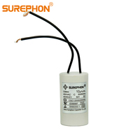 Condensateur à film Surephon 40μF 450V 300VAC 40/85/21 CBB60 pour machine à laver, condensateur de démarrage et de fonctionnement OEM ODM