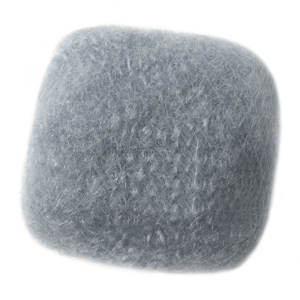 Color gris 30g/1oz venta al por mayor europeo ruso Afro Remy extensiones de cabello virgen doble Afro Kinky Bulk Hair para trenzas bohemias - Product Image 2