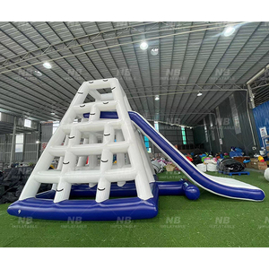 <b>Inflatable</b> Water Rock Climbing Wall/tower Slide Outdoor Sports Equipment With and Tower Park for Sea <b>Inflatable</b> Iceberg Inflatab - Product Image 5