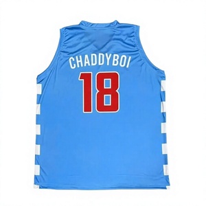 Maillots et shorts de basket personnalisés Sibrin |   Débardeur à col en V sublimé 100% polyester grande taille |   Nom du joueur Lettre rapide - Product Image 2