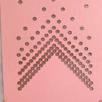 Modèle de pochoir Rhinestone en papier authentique pour machine de découpe laser