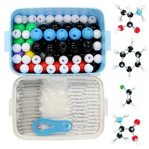 Kit de modèle moléculaire d'atome organique de chimie de vente chaude ensemble d'équipement de chimie pour le kit de modèle moléculaire de lycée