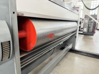 Machine industrielle automatique de découpe et d'impression rotative 4 couleurs pour cartons, à faible bruit et haute performance