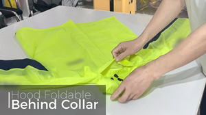 Tear Resistant <strong>Nylon</strong> Jacket Fluorescent Green Black Pants Outdoor Set Waterproof Breathable Sportswear Riding Apparel <strong>Raincoat</strong> - Product Image 6