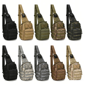 タクティカルクロスボディスリングバッグ カスタムロゴ ハンティング メンズ ユーティリティ 防水 EDC MOLLE チェストメッセンジャー - Product Image 5
