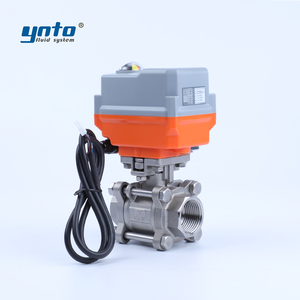 DC12VDC24V küçük elektrikli aktüatör 304 paslanmaz çelik bilyalı vana 1 "inç tipi elektrikli 2-way küresel vanalar dişli bağlantı - Product Image 4