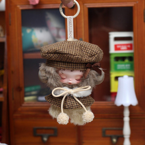 Skullpanda – ensemble de cape en laine d'hiver, vêtements pour poupées en peluche, porte-clés pour jouets de 15 à 17cm, vêtements unisexes pour jeunes - Product Image 1