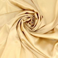 Tissu Soie Charmeuse Crêpe Satin Uni Naturel de Mûrier Teint 100% Soie Pure En Gros, En Stock