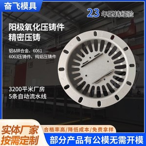 ชิ้นส่วนอะลูมิเนียมหล่อขึ้นรูป ADC12 สำหรับการผลิตฝาครอบมอเตอร์ไฟฟ้า - Product Image 5
