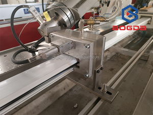 Hoàn toàn tự động tốc độ cao PVC uPVC cửa sổ và khung cửa hồ sơ làm đùn dòng máy nhựa - Product Image 3