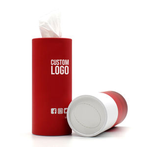 Boîte d'emballage cylindrique ronde biodégradable en papier de soie avec logo personnalisé, tube de papier de soie pour voiture, pour la promotion d'activités automobiles - Product Image 2