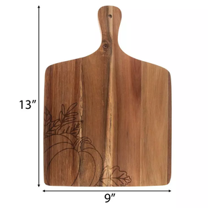 Inicio Calabaza Tablero Calabazas Acacia Madera Otoño Acción de Gracias Festivo Otoño Tabla de servir - Product Image 2