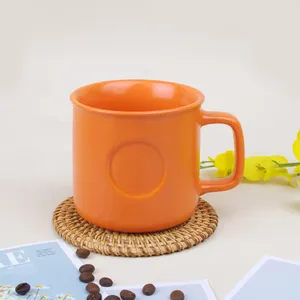 Керамическая чашка Sunka с тиснением и глазурованным покрытием, керамическая чашка, сублимационная чашка для чая и кофе, детские кружки для напитков, подарки