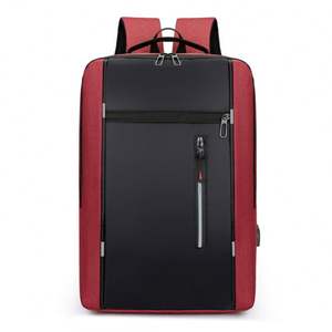 Laptop <b>Backpack</b> Bag Large Capacity Multifunction Soft Fashion <b>Black</b> Waterproof - Product Image 5