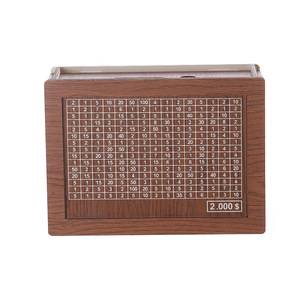 Tirelire en bois avec compteur, tirelire artisanale en bois avec compteur de pièces numérique LCD, boîte d'épargne pour la maison et le bureau, cadeau pour enfants et adultes - Product Image 5