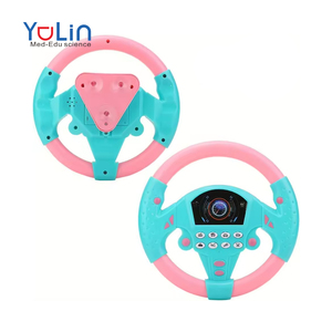 Bé chỉ đạo bánh xe trò chơi trẻ em mô phỏng lái xe điều khiển di động học đồ chơi tương tác giáo dục âm vai trò chơi lái xe - Product Image 1