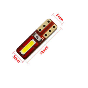 Nouvelle ampoule LED W3W T5 2 SMD 7020 74 73 à culot pour tableau de bord, 12V CC, blanche, pour compteur de vitesse et indicateur de vitesse - Product Image 2