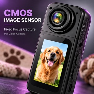 Caméra portable pour chien et chat, enregistreur vidéo pour animaux de compagnie avec objectif grand angle à 180 degrés - Product Image 3
