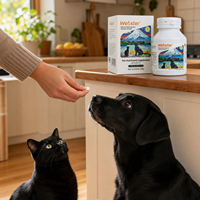 Complément de lactoferrine Webster OEM, Comprimés de colostrum en marque blanche en gros, Vente en gros pour usines d'articles pour animaux de compagnie, MOQ
