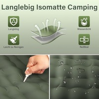 Matelas de couchage individuel pour la randonnée en plein air, le camping, toutes saisons, matériau composite en nylon 40D et TPU, tapis de couchage écologique