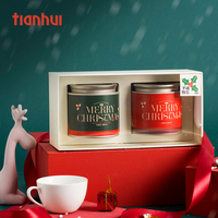 Ensemble de boîtes de Noël pour emballage cadeau Tianhui Boîtes à fenêtre transparentes Boîte d'emballage en carton de conception simple