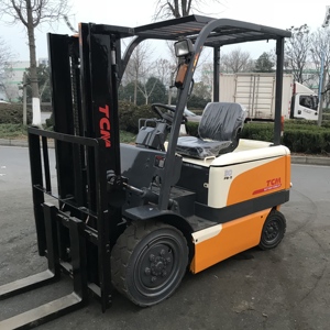 Used Forklifts TCM Electric Forklift 3T <b>Transporting</b> Warehouse Earth-moving Machinery Used Engineering Construction Machinery - Product Image 3