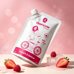Pochette souple personnalisée avec bec verseur de qualité alimentaire pour yaourt, jus de fruits, boissons et emballages liquides - Product Image 2