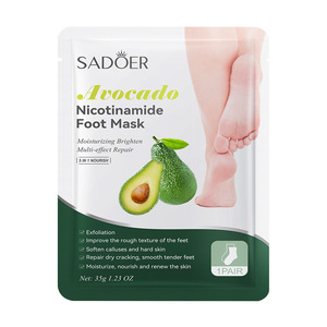 Mascarilla para Pies <span class=keywords><strong>de</strong></span> Melocotón y <span class=keywords><strong>Miel</strong></span> con Nicotinamida, Mascarilla Rejuvenecedora para Pies con Esencia <span class=keywords><strong>de</strong></span> Flores y Frutas - Product Image 6
