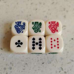 Personalizable 16mm D6 cuadrado redondeado blanco marfil acrílico póker dados cuadrado redondeado blanco marfil grabado diseño logotipo personalizado para - Product Image 2