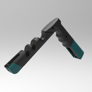 Aiguiseur de couteaux manuel Ningbo Yuyao en acier inoxydable, multi-grains, portable, pour couteaux à lame dentelée et ciseaux - Product Image 4