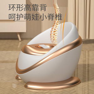 Pot de toilette en forme de pomme sur le thème de l'espace pour enfants de 1 à 2 ans, en matériau PP, multifonctionnel, pour usage domestique - Product Image 3
