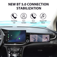 Écran ZWNAV 13,1 + 12,3 pouces pour Buick Encore 2016-2018, Android 13, Carplay, DSP, GPS, mise à niveau multimédia, autoradio stéréo 4G OEM
