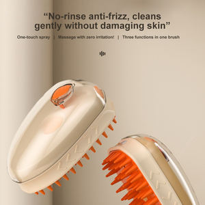 หวีแปรงสเปรย์ไฟฟ้าสำหรับแมวและสุนัขหวีนวดสัตว์เลี้ยงทำจากซิลิโคน - Product Image 4
