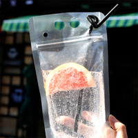 Sachet Doypack à bec verseur pour jus et boissons, personnalisé, transparent, souple, en plastique pour liquides, Échantillons gratuits offerts 1000