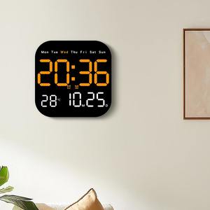 Huayang 6650 <span class=keywords><strong>Orologio</strong></span> Digitale LED Stile Fresco, da <span class=keywords><strong>Parete</strong></span> e da Tavolo, Multifunzione, Moderno per Soggiorno e Camera da Letto - Product Image 3