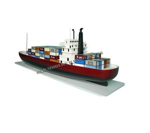 Bằng Gỗ Thủ Công <span class=keywords><strong>Container</strong></span> Tàu Mô Hình Lớn 155Cm Cho Hải Lý Trang Trí Nội Thất Sản Phẩm Tùy Chỉnh 100% Handmade - Product Image 3