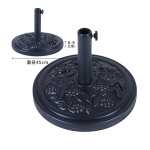 ฐานร่มกันแดด NISSI รุ่น Heavy Duty น้ำหนัก 9 กก. สำหรับใช้งานกลางแจ้ง ขนาด 45x45x35 ซม. ผลิตจากวัสดุ PE พร้อมเสาเหล็กดีไซน์ทันสมัย เหมาะสำหรับใช้ในลานบ้านและสวน - Product Image 2