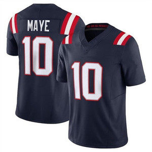 Jersey Sepak Bola Pria New England 2026 10 Drake Maye 12 Tom Brady 8 Stefon Diggs Jersey Tim Sepak Bola Amerika Jahitan - Product Image 2