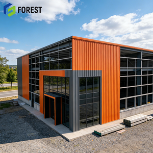 Steel Structure Warehouse For Office Space Iso9001 Approved Efficient Design Secure Enclosure Thermal Insulated - Product Image 1