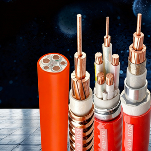 كابل نحاسي صناعي مرن مقاوم للحريق معزول بالمطاط رباعي النواة عالي الجهد للاستخدام تحت الأرض مقاوم للحريق بجودة ممتازة - Product Image 1