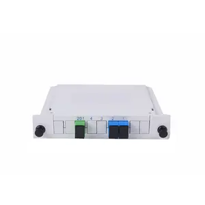 fbt splitter 2x2 Insert Type Poly Bag Plane Box Module 1x2 Plc Splitter LGX Box Sc/upc Connector