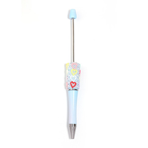 New Arrival Love Shape Pearl Beaded <b>Pen</b> Heavy Industry Pearl Diamond Ballpoint <b>Pen</b> High Profile Luxury Manual Burst <b>Pen</b> - Product Image 4