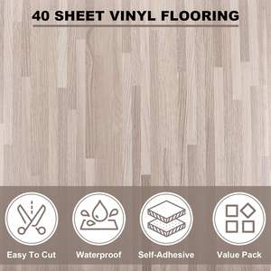 Revêtement de <span class=keywords><strong>sol</strong></span> en <span class=keywords><strong>vinyle</strong></span> auto-adhésif PVC moderne, imperméable, résistant à l'usure, antidérapant, <span class=keywords><strong>imitation</strong></span> <span class=keywords><strong>carrelage</strong></span> pour <span class=keywords><strong>cuisine</strong></span>, salon, mur - Product Image 5