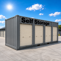 Conteneurs modulaires de stockage autoportants basés sur des conteneurs maritimes High Cube de 20 et 40 pieds, Boîtes de stockage autoportantes, Pods mobiles