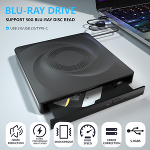 Grabadora <span class=keywords><strong>de</strong></span> Blu-ray, Reproductor <span class=keywords><strong>de</strong></span> Blu-ray 3D, Grabadora <span class=keywords><strong>de</strong></span> <span class=keywords><strong>CD</strong></span>/DVD/Bd, Admite Grabación y Escritura en 1920*1080P, Compatible con Mac/Laptop/Escritorio/All-in-One - Product Image 2